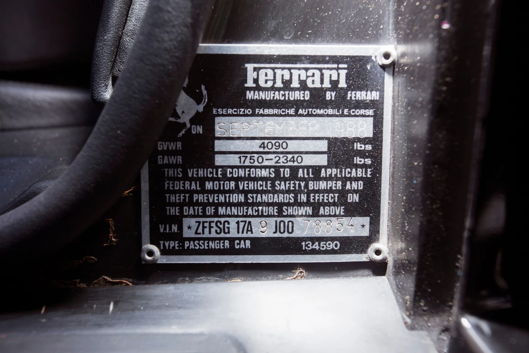 1988 Ferrari Testarossa - Image 8 of 31