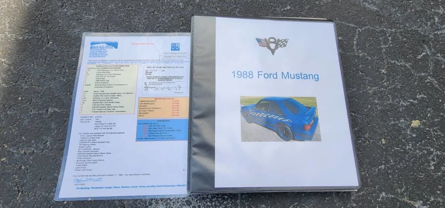 1988 Ford Mustang 3rd Gen - Image 13 of 13