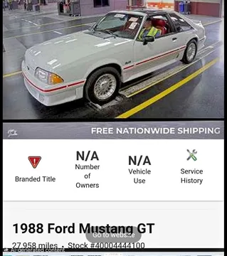 1988 Ford Mustang GT