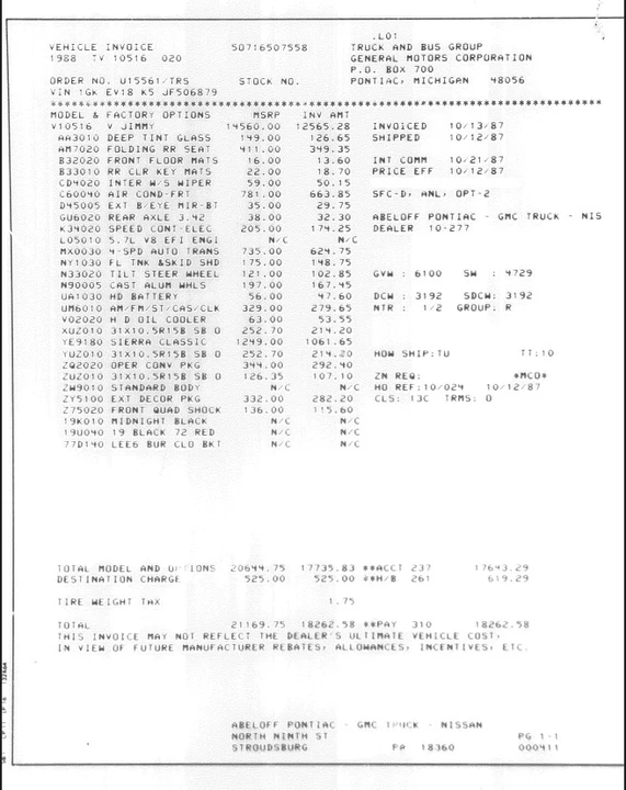 1988 GMC Jimmy 2nd Gen - Image 2 of 25