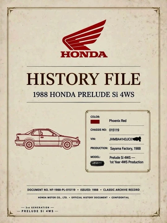 1988 Honda Prelude 3rd Gen - Image 18 of 19