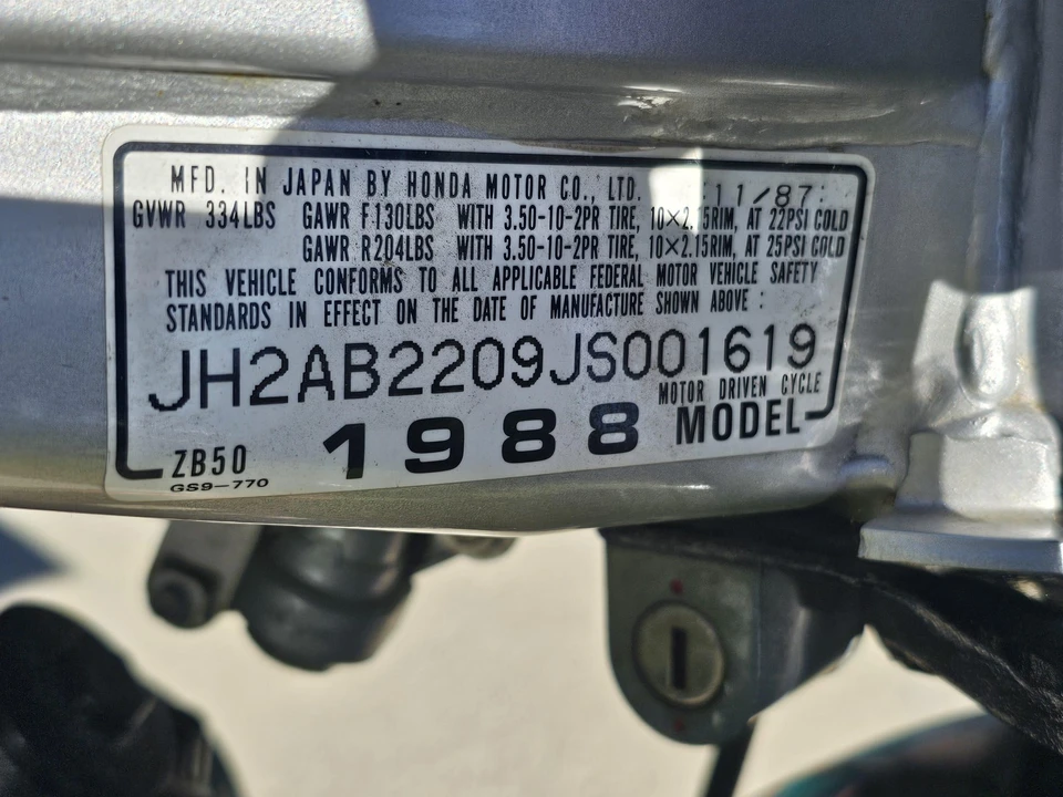 1988 Honda Mopeds - Image 23 of 26