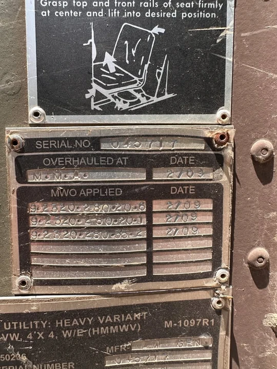1988 Hummer HMMWV - Image 12 of 14