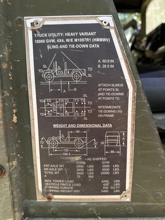 1988 Hummer HMMWV - Image 10 of 14