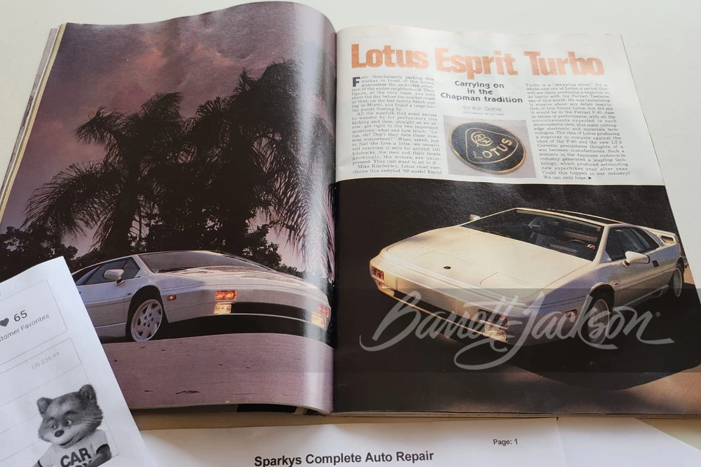 1988 Lotus Esprit X180 - Image 19 of 31