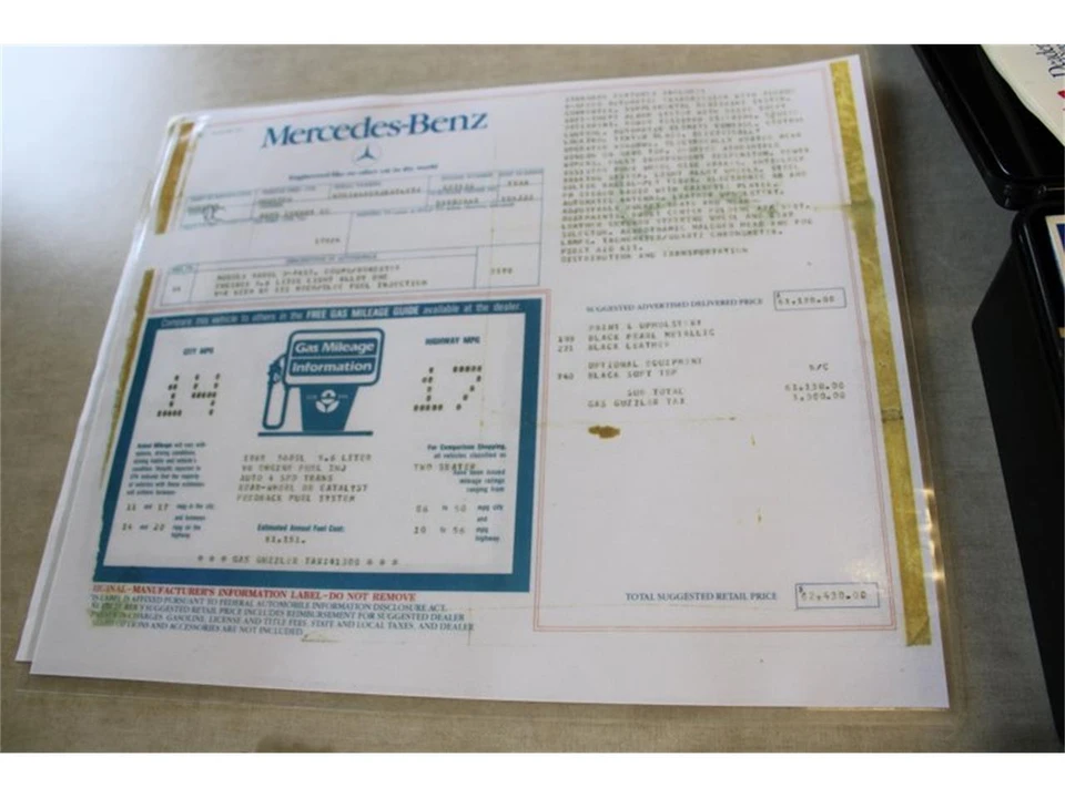 1988 Mercedes-Benz R107 SL-Class - Image 26 of 31