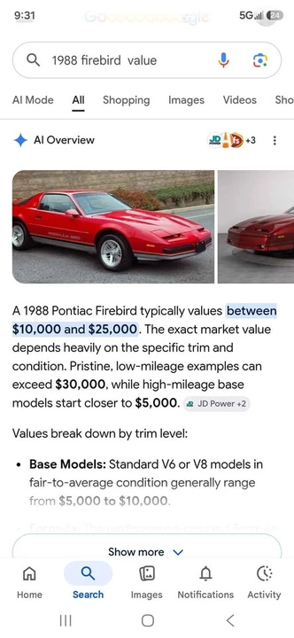 1988 Pontiac Firebird 3rd Gen - Image 10 of 11