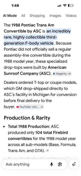 1988 Pontiac Firebird Trans Am 3rd Gen - Image 16 of 31