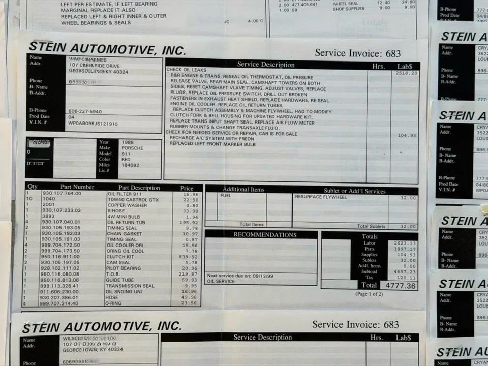 1988 Porsche 911 Carrera 3.2 - Image 23 of 23