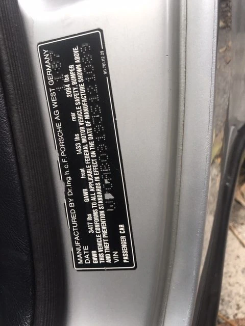 1988 Porsche 911 Carrera 3.2 - Image 21 of 31