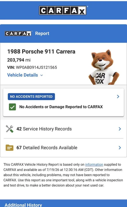 1988 Porsche 911 Carrera 3.2 - Image 25 of 31