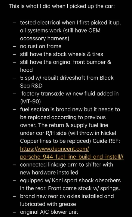 1988 Porsche 944 S - Image 18 of 20