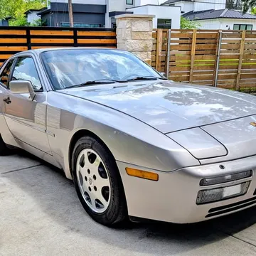 1988 Porsche 944 Turbo S Silver Rose
