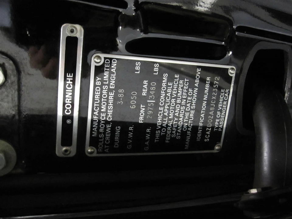 1988 Rolls-Royce Corniche Series II - Image 2 of 9