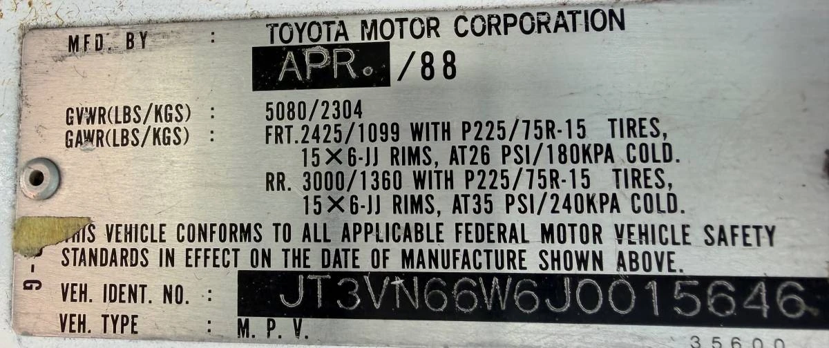 1988 Toyota 4Runner 1st Gen - Image 11 of 16
