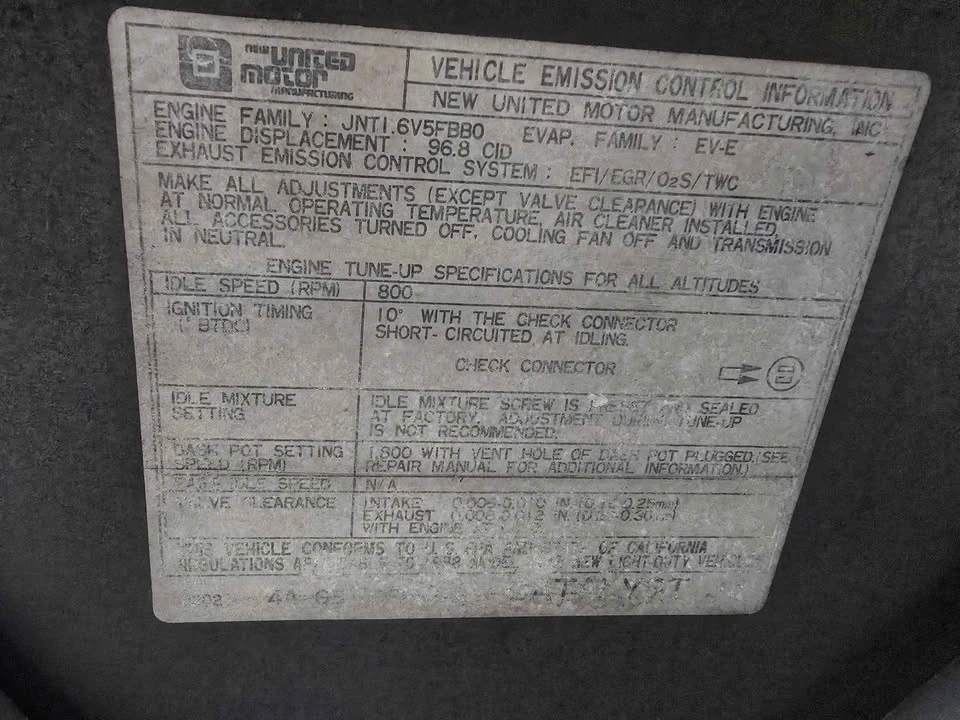 1988 Toyota Corolla 6th Gen - Image 11 of 12