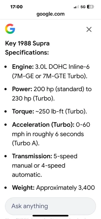 1988 Toyota Supra 3rd Gen - Image 14 of 17