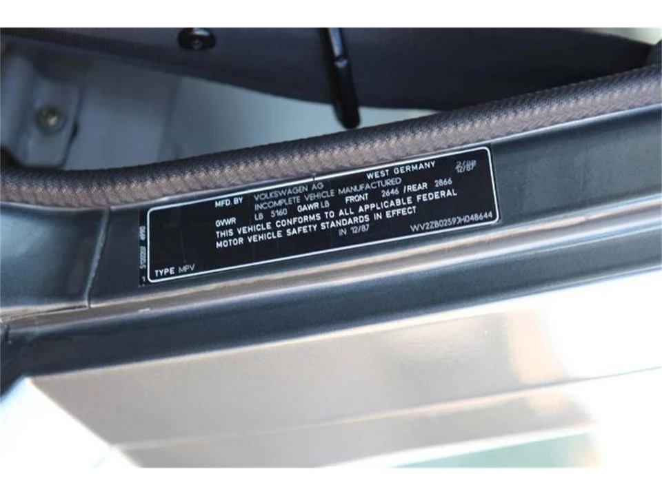 1988 Volkswagen Vanagon - Image 9 of 25