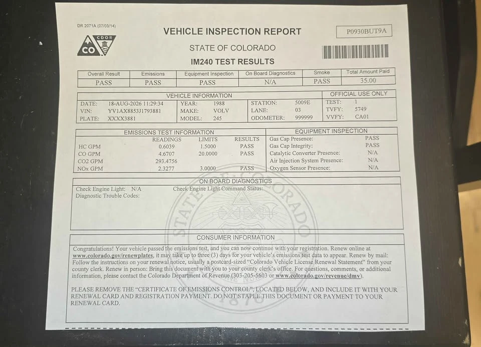 1988 Volvo 245 - Image 9 of 10