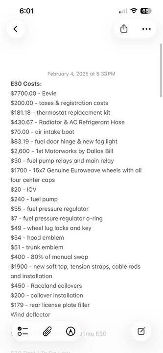 1989 BMW E30 3 Series - Image 20 of 20