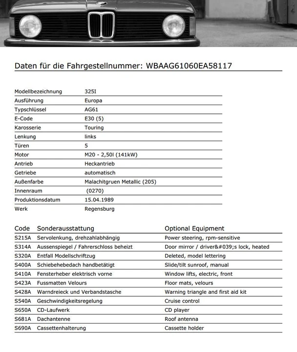 1989 BMW E30 3 Series - Image 25 of 25