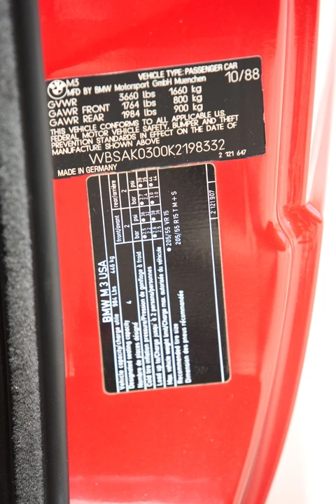 1989 BMW E30 M3 - Image 8 of 31