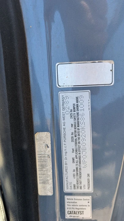1989 Porsche 928 S4 - Image 5 of 19