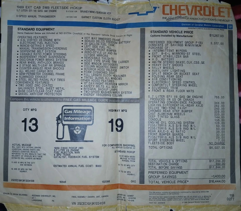 1989 Chevrolet C/K 4th Gen - Image 10 of 10
