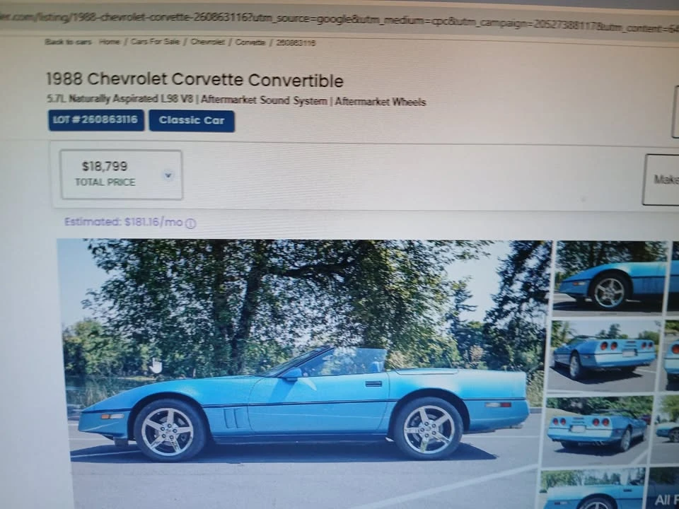 1989 Chevrolet Corvette C4 - Image 11 of 11