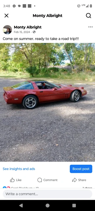 1989 Chevrolet Corvette C4 - Image 2 of 2