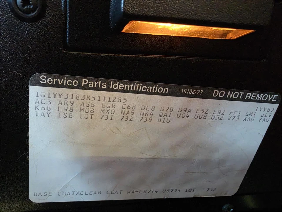 1989 Chevrolet Corvette C4 - Image 31 of 31