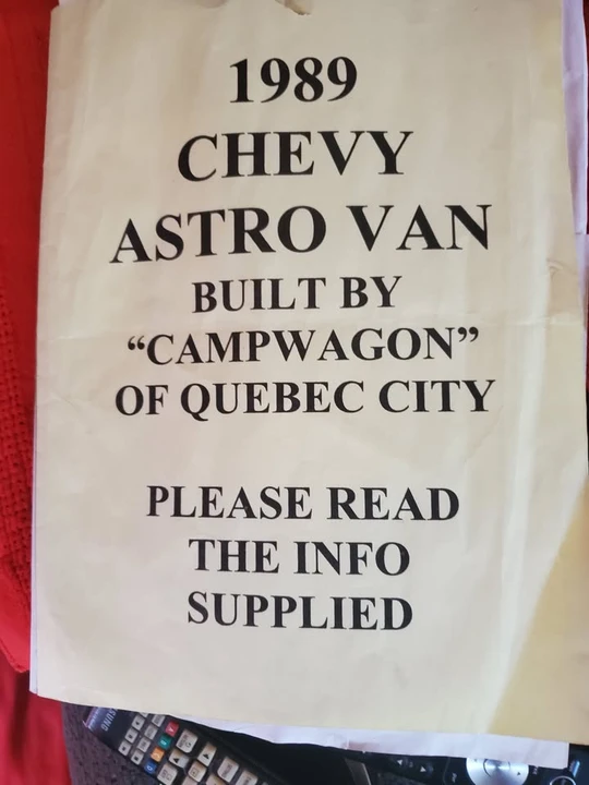 1989 Chevrolet Astro - Image 2 of 6