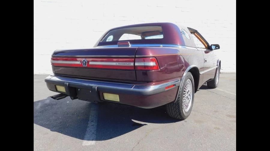 1989 Chrysler TC by Maserati - Image 3 of 12