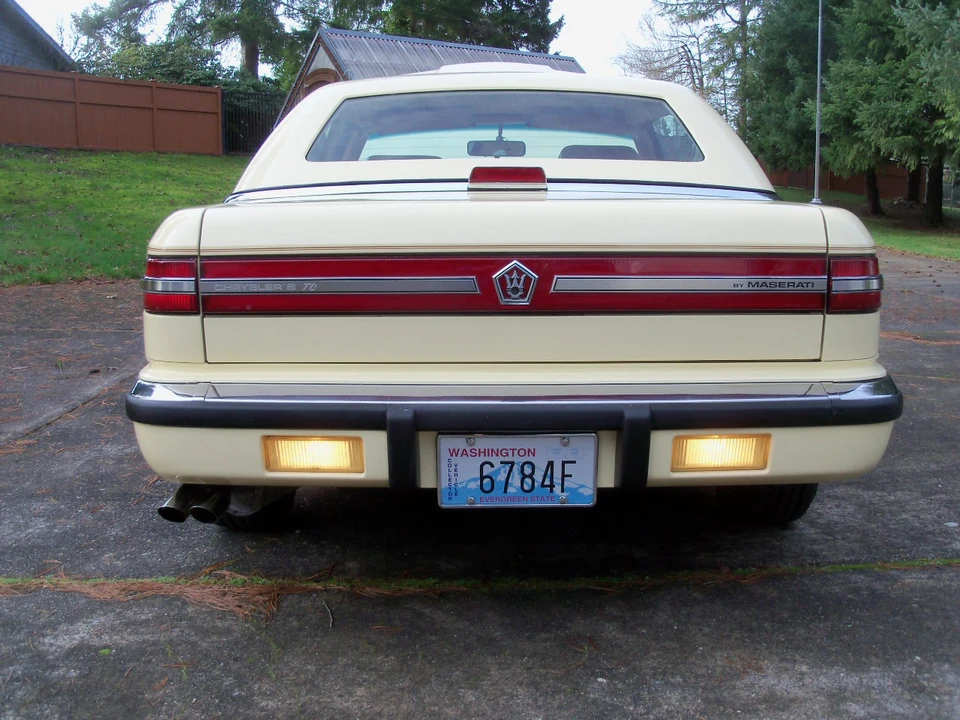 1989 Chrysler TC by Maserati - Image 6 of 31