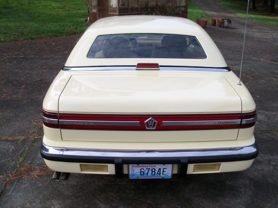 1989 Chrysler TC by Maserati - Image 10 of 31