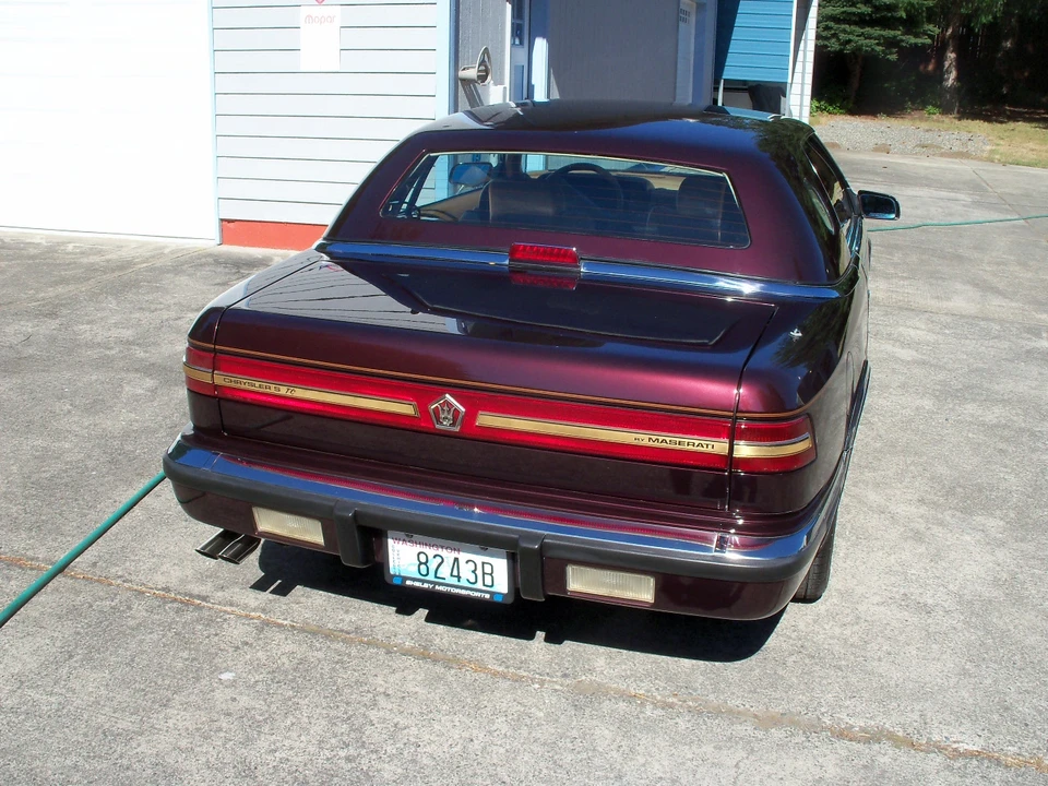1989 Chrysler TC by Maserati - Image 8 of 31