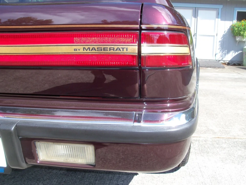 1989 Chrysler TC by Maserati - Image 21 of 31