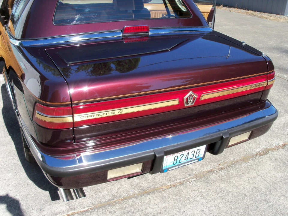 1989 Chrysler TC by Maserati - Image 17 of 31