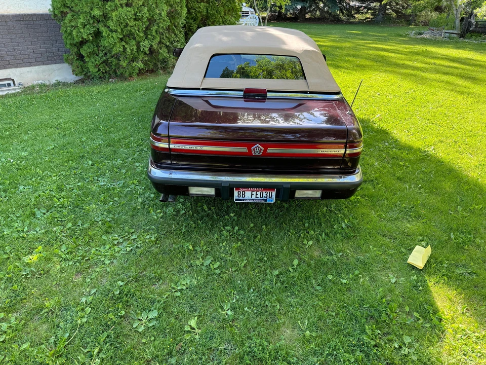 1989 Chrysler TC by Maserati - Image 27 of 31