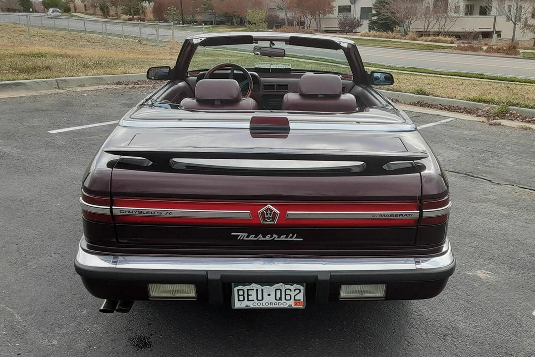 1989 Chrysler TC by Maserati - Image 5 of 21