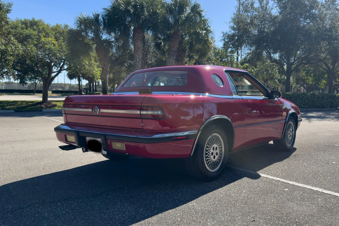 1989 Chrysler TC by Maserati - Image 9 of 31