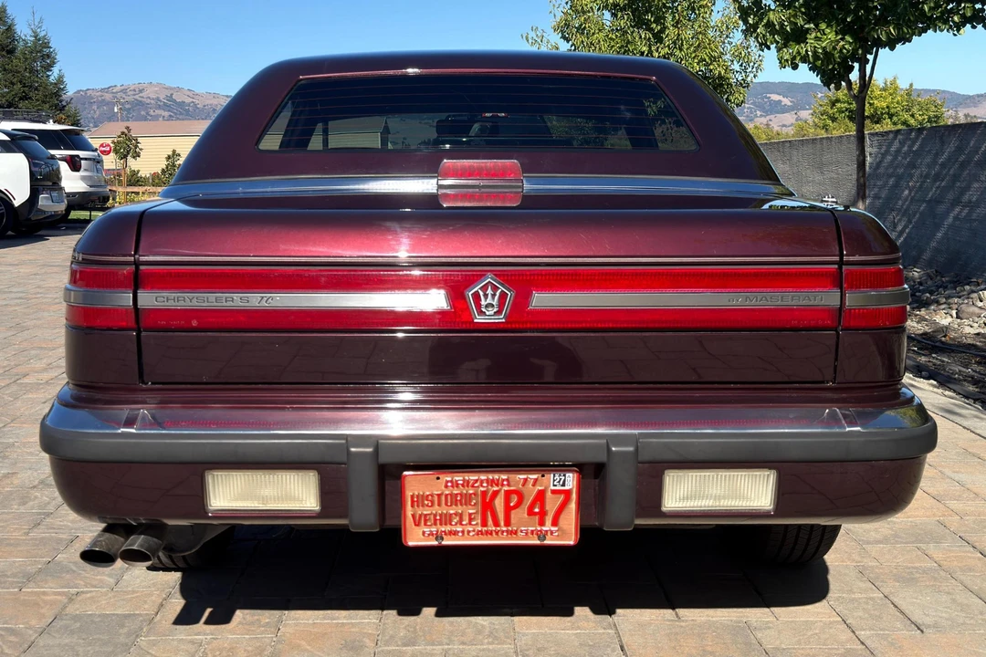 1989 Chrysler TC by Maserati - Image 5 of 31