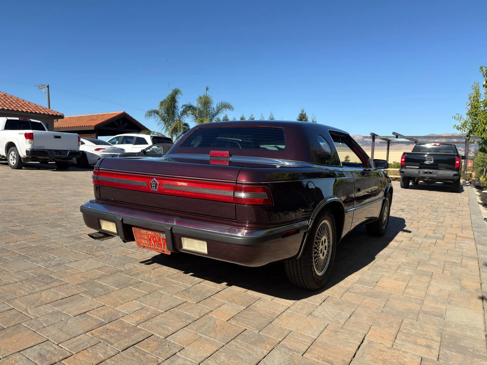 1989 Chrysler TC by Maserati - Image 29 of 31