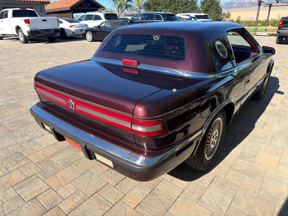 1989 Chrysler TC by Maserati - Image 28 of 31