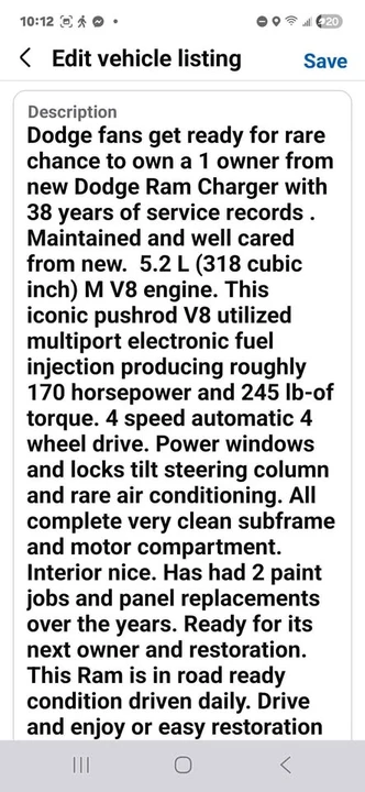 1989 Dodge Ramcharger - Image 19 of 20