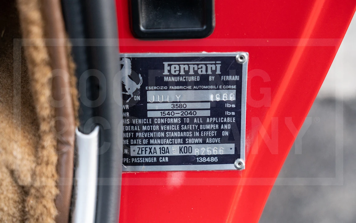 1989 Ferrari 328 GTB - Image 20 of 21