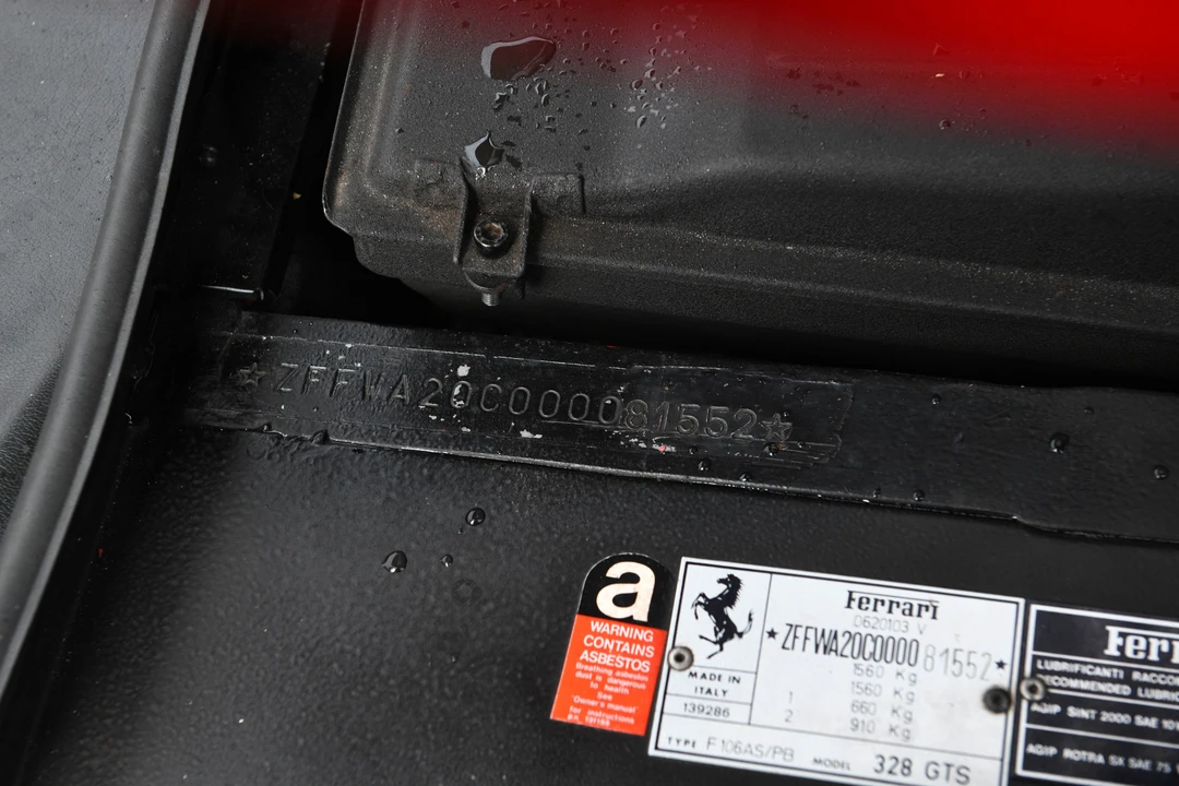 1989 Ferrari 328 GTS - Image 19 of 31