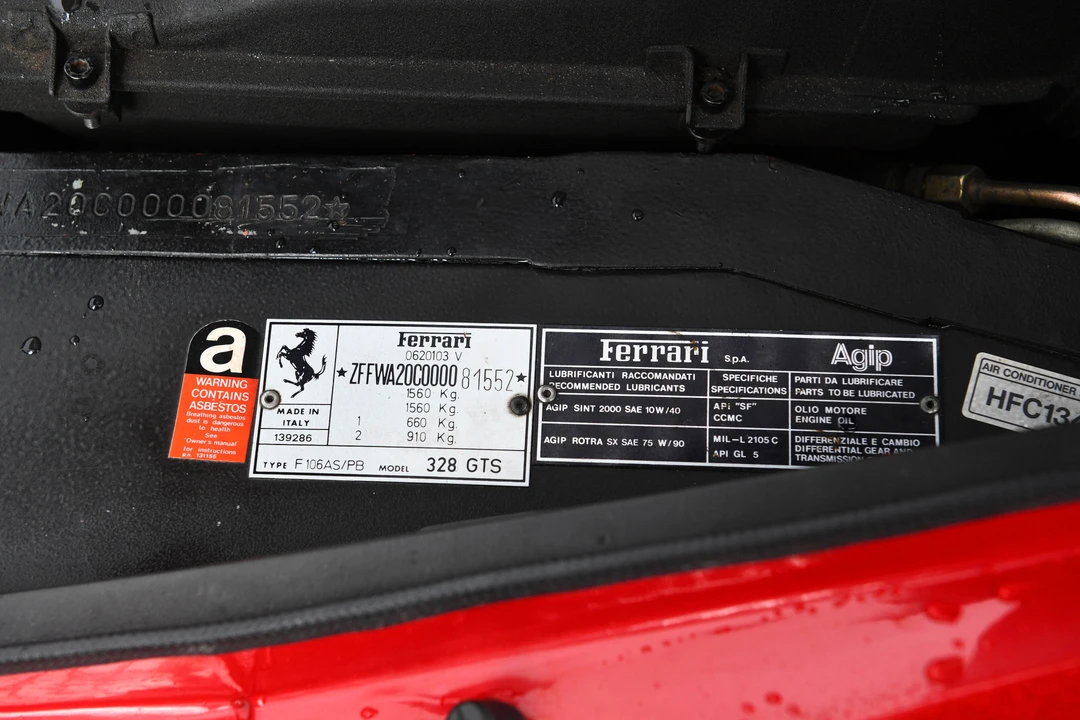 1989 Ferrari 328 GTS - Image 20 of 31