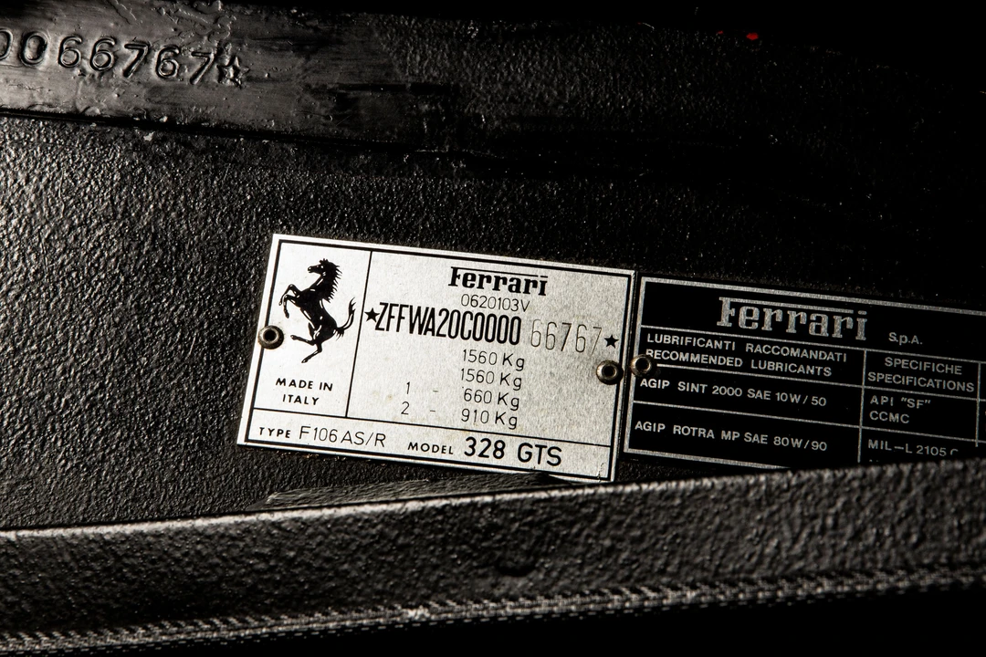 1989 Ferrari 328 GTS - Image 28 of 29
