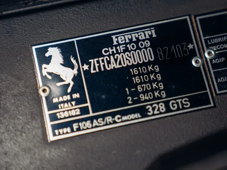 1989 Ferrari 328 GTS - Image 24 of 31